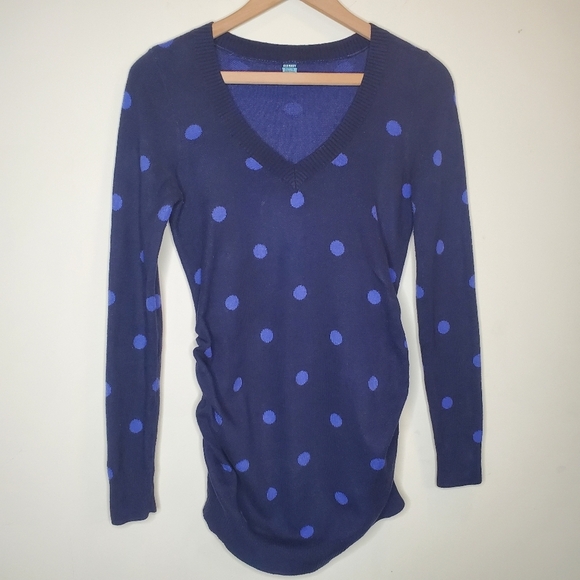 Old Navy | Maternity Long Sleeve Top  w/Dots - Picture 1 of 8